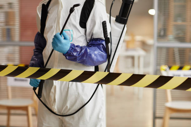 Professional Biohazard Cleanup technician working in Bretton Woods, NH